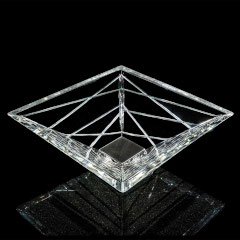 VIVIAN クリスタルガラス手洗器280mm(シガー)