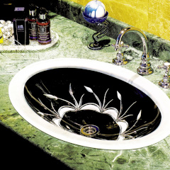 MAJESTIC クリスタルガラス洗面器668mm