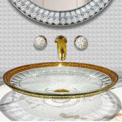 DILOS Empire クリスタルガラス手洗器450mm (GOLD)