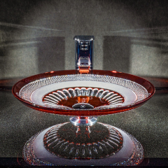 DILOS GAIA RUBIN クリスタルガラス手洗器450mm