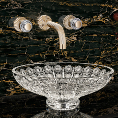 Achilleion300 ELIZABETH クリスタルガラス手洗器300mm(置き型・Vessel)