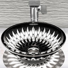 MIMI Artemis クリスタルガラス手洗器280mm (Black)