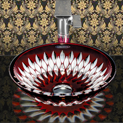 MIMI Artemis クリスタルガラス手洗器280mm (Rubin)