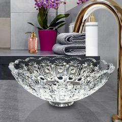 MIMI QUEEN クリスタルガラス手洗器280mm ヴィクトリアカット