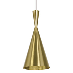 BEAT TALL PENDANT LED BRASS-OC