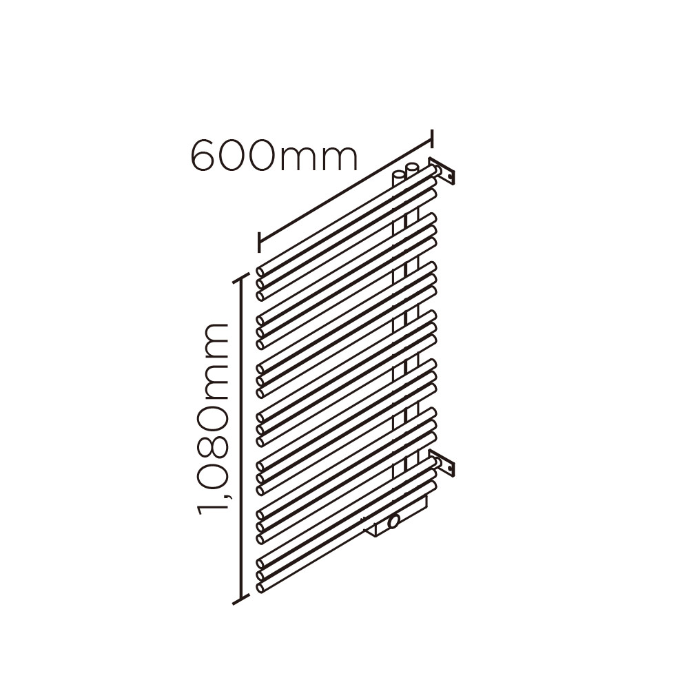 YAE90壁垂直設置(高さ:1080mm 幅:600mm 左開き CANDYRED )キャンディレッド