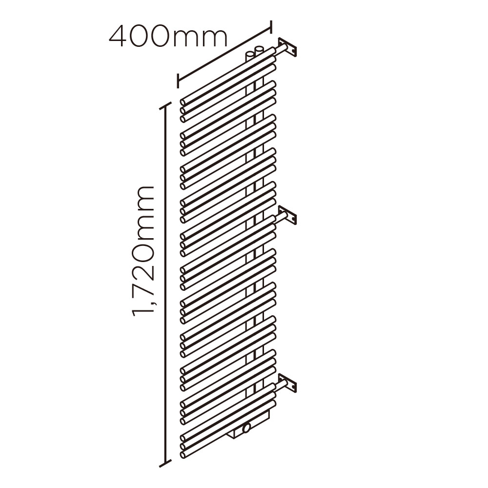 YAE90壁垂直設置(高さ:1720mm 幅:400mm 左開き CANDYRED )キャンディレッド