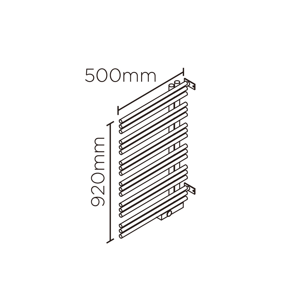 YAE90壁垂直設置(高さ:920mm 幅:500mm 左開き CANDYRED )キャンディレッド
