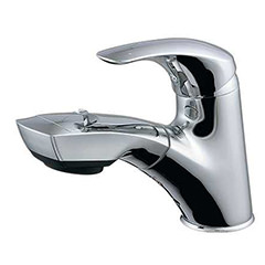 シングルレバー引き出し混合栓(引棒無し・シャワー切替タイプ)