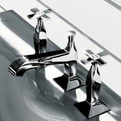 Bellagio 2ハンドル洗面混合栓(引棒有り)