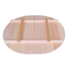 【大和重工専用】木製風呂ふた　丸型40